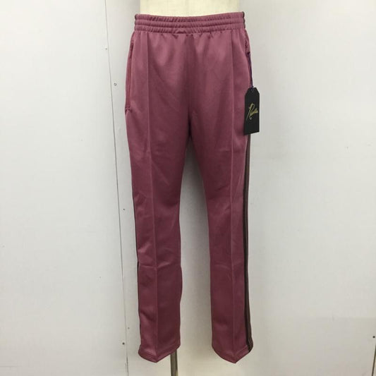 ニードルス Needles パンツ ワークパンツ、ペインターパンツ mr287 トラックパンツ ジャージ M ロゴ、文字 えんじ / ワインレッド /  メンズ USED 古着 中古 10120850