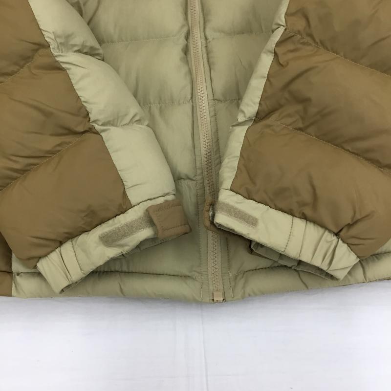 ザノースフェイス THE NORTH FACE ジャケット、上着 ダウンジャケット NF0A852FQV3-L L ロゴ、文字 茶 / ブラウン / X ベージュ / ベージュ /  メンズ USED 古着 中古 10137893