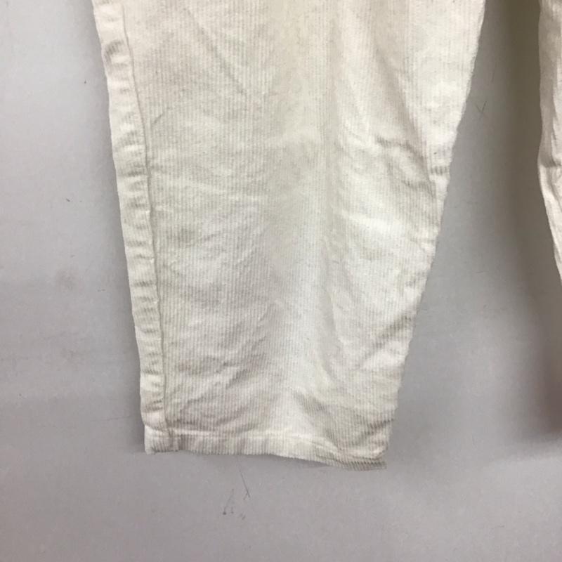 サマンサモスモス Samansa Mos2 パンツ ワークパンツ、ペインターパンツ コーデュロイパンツ ワイドパンツ カジュアルパンツ FREE 無地 白 / ホワイト /  レディース USED 古着 中古 10142468