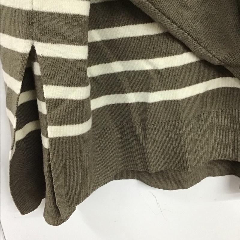 スタディオクリップ studio CLIP ニット、セーター 長袖 FREE ボーダー柄 マルチカラー / マルチカラー /  レディース USED 古着 中古 10131691