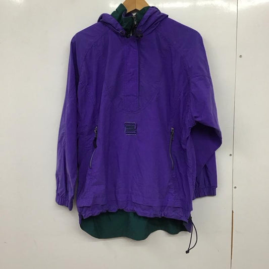 古着 USED ジャケット、上着 ジャケット、ブレザー ナイロンジャケット プルオーバーパーカージャケット アウター S ロゴ、文字 紫 / パープル /  メンズ USED 古着 中古 10137061
