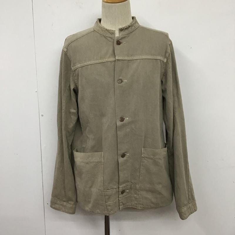 デヴォア DEVOA ジャケット、上着 ジャケット、ブレザー コットン ノーカラー 4 無地 ベージュ / ベージュ /  メンズ USED 古着 中古 10124957