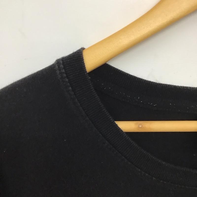 古着 USED Tシャツ 半袖 半袖カットソー プリントTシャツ クルーネックカットソー XXL プリント 黒 / ブラック /  メンズ USED 古着 中古 10138195