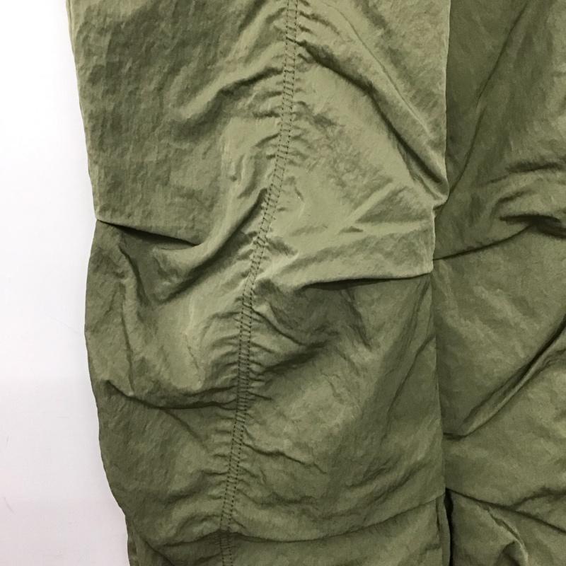 スライ SLY ボトムス ボトムス 030GAR31-3320 ナイロンギャザーパンツ ナイロンパンツ FREE 無地 カーキ / カーキ /  レディース USED 古着 中古 10146611
