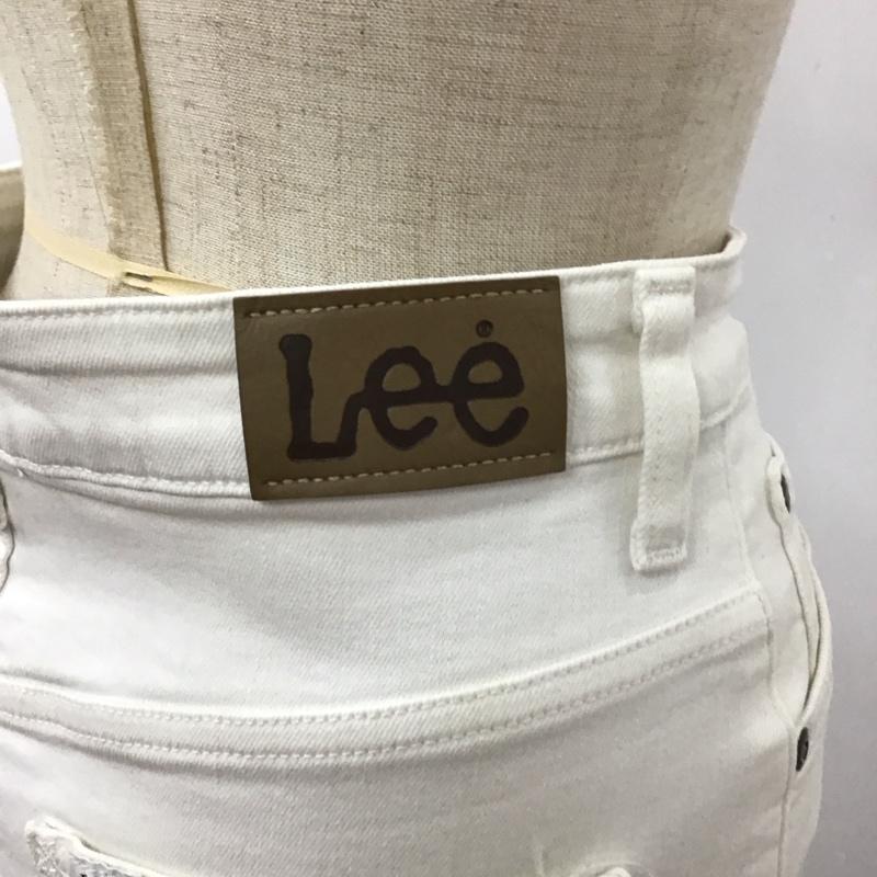 リー Lee スカート ひざ丈スカート LL0708 HERITAGE LASTIC HIGHペンシルスカート XS 無地 白 / ホワイト /  レディース USED 古着 中古 10112988