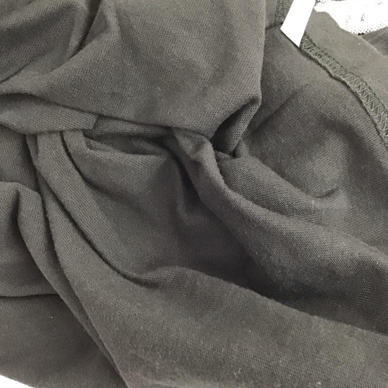 エロスティカ EROSTiKA Tシャツ 半袖 半袖カットソー プリントTシャツ クルーネックカットソー XL プリント 黒 / ブラック /  メンズ USED 古着 中古 10129875