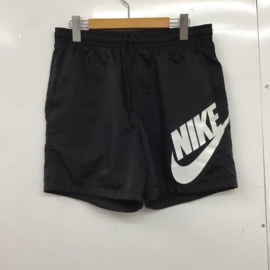 ナイキ NIKE パンツ ショートパンツ ショートパンツ ハーフパンツ カジュアルパンツ L ロゴ、文字 黒 / ブラック /  メンズ USED 古着 中古 10150864