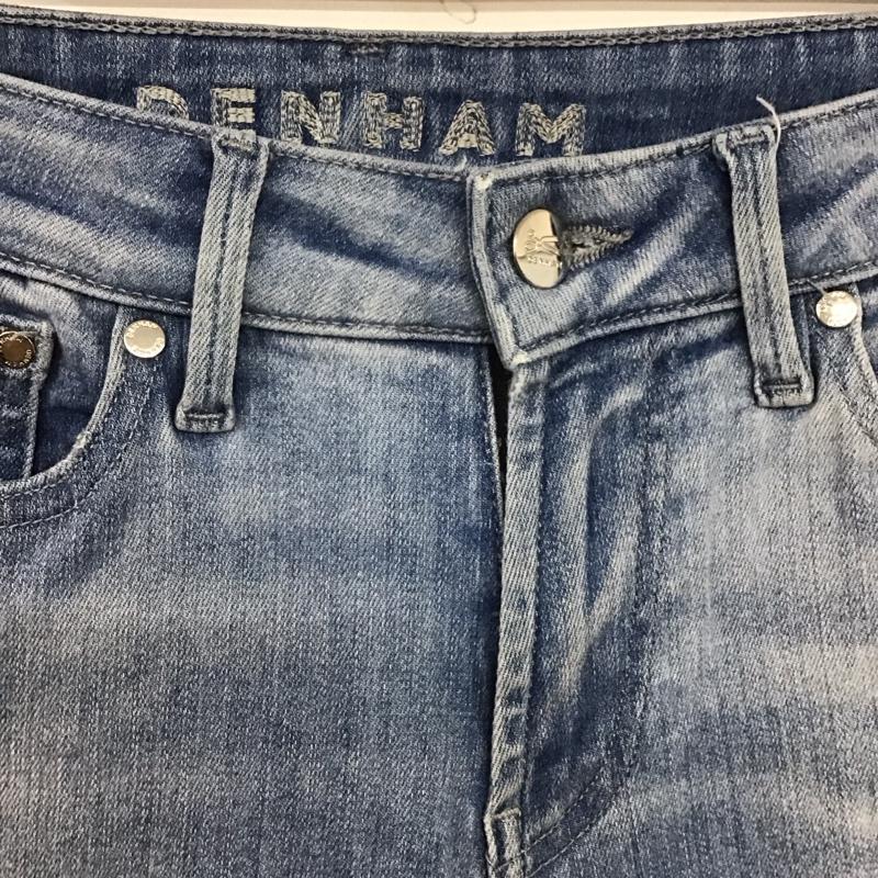デンハム DENHAM パンツ デニム、ジーンズ 無地 水色 / ライトブルー /  レディース USED 古着 中古 10142781