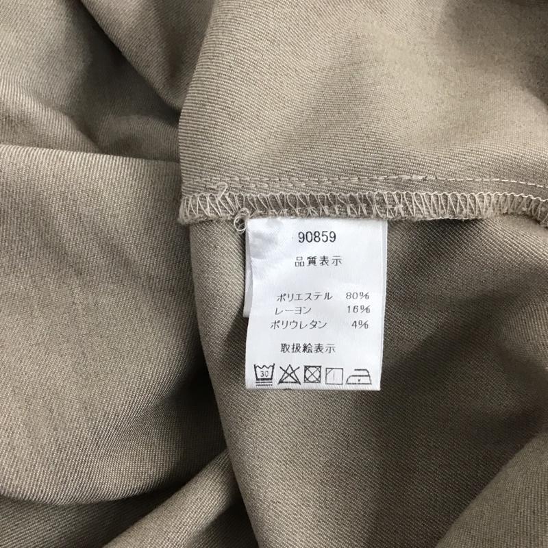 アルシーヴ archives ワンピース ロングスカート 90859 スキッパーワンピース シャツワンピース ベルト付き 無地 茶 / ブラウン /  レディース USED 古着 中古 10138663