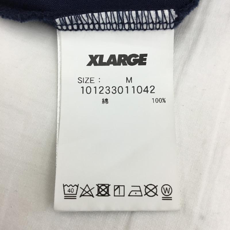 エクストララージ XLARGE Tシャツ 半袖 XLARGE×SHIRT KING PHADE XLARGE×SHIRT KING S/S TEE M プリント 紺 / ネイビー /  メンズ USED 古着 中古 10134507