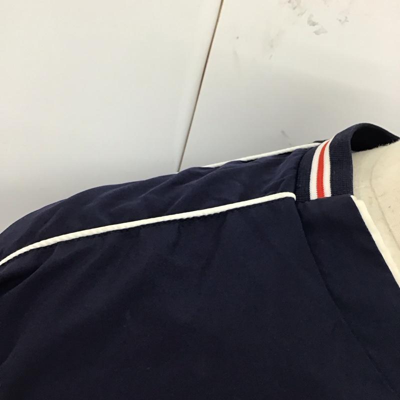 アンブロ UMBRO カットソー 長袖 長袖カットソー Vネックカットソー ロングスリーブカットソー 90s L ロゴ、文字 紺 / ネイビー /  メンズ USED 古着 中古 10120624