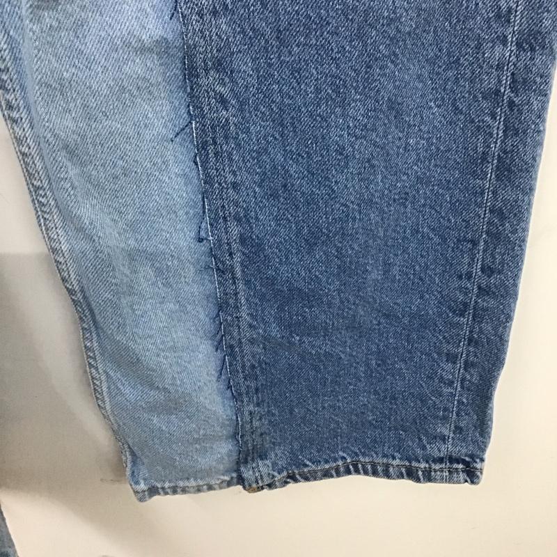 ザラ ZARA パンツ デニム、ジーンズ 5862 072 427 リメイク風 無地 青 / ブルー /  レディース USED 古着 中古 10122044