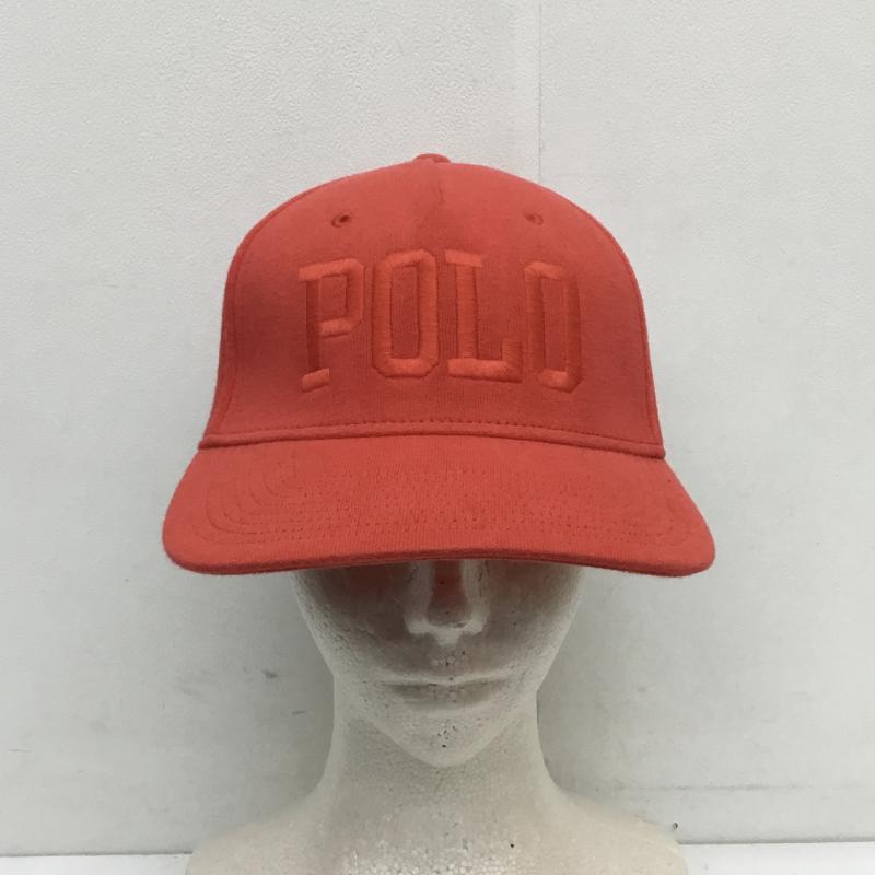 ポロラルフローレン POLO RALPH LAUREN 帽子 キャップ FREE ロゴ、文字 赤 / レッド /  メンズ USED 古着 中古 10124387