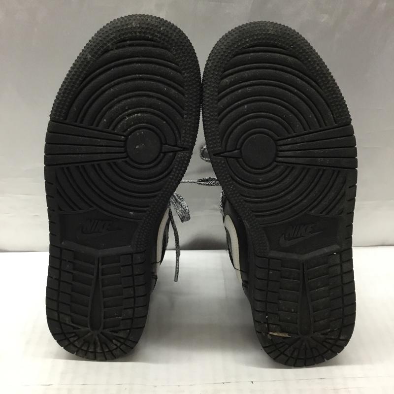 ナイキ NIKE スニーカー スニーカー 554725-049 AIR JORDAN 1 MID BG 22.5cm 22.5cm ロゴ、文字 黒 / ブラック /  レディース USED 古着 中古 10118936