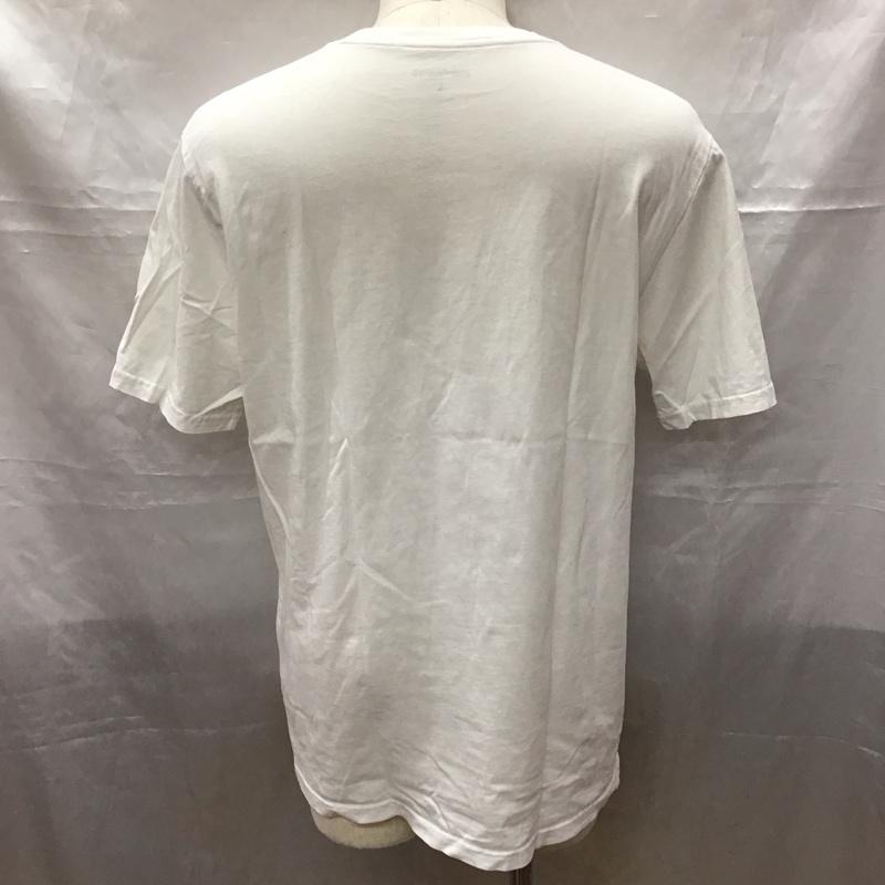 カーハート Carhartt カットソー 半袖 半袖カットソー プリントTシャツ クルーネックカットソー L ロゴ、文字 白 / ホワイト /  メンズ USED 古着 中古 10113195