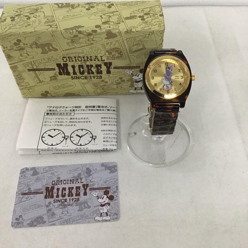 ディズニー Disney 腕時計 アナログ（クォーツ式） TOR-DSY-06 べっこう デイジー ミッキーマウス キャラクター マルチカラー / マルチカラー /  レディース USED 古着 中古 10145193