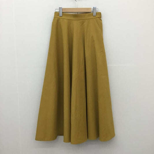 ジャーナルスタンダード JOURNAL STANDARD スカート ロングスカート JOURNAL STANDARD　17-060-400-7080-3-0 36 無地 マスタード / マスタード /  レディース USED 古着 中古 10129675