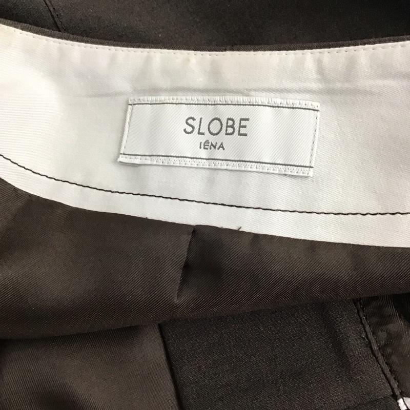 スローブイエナ SLOBE IENA スカート ロングスカート ロングスカート タイトスカート ジップアップスリット 38インチ 無地 茶 / ブラウン /  レディース USED 古着 中古 10142722