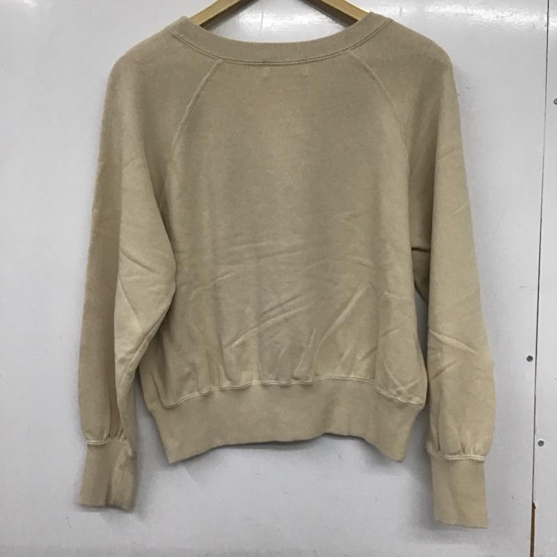 イエナスローブ IENA SLOBE トレーナー 長袖 プリント ベージュ / ベージュ /  レディース USED 古着 中古 10138003