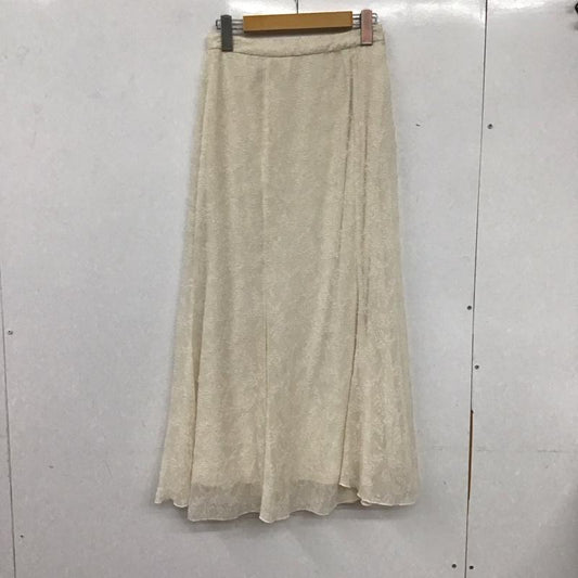 アルシーヴ archives スカート ロングスカート ロングスカート フレアスカート カジュアルスカート M 無地 白 / ホワイト /  レディース USED 古着 中古 10135426