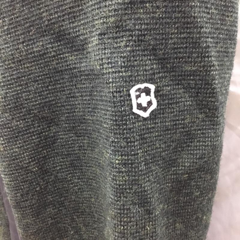 ビクトリノックス VICTORINOX ニット、セーター 長袖 長袖ニットカットソー ニット セーター タートルネックニット M 無地 緑 / グリーン /  メンズ USED 古着 中古 10116862