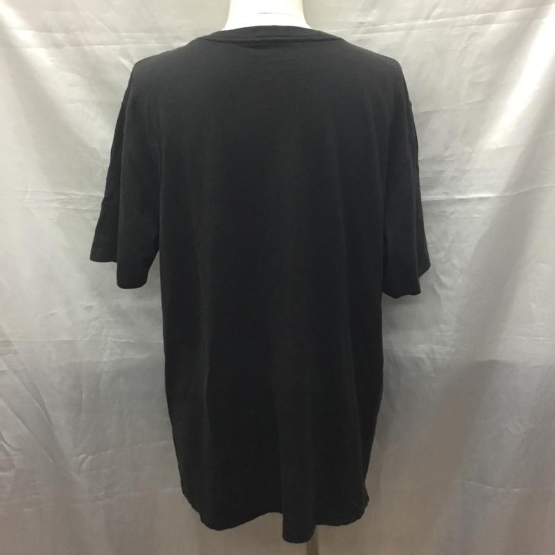 カーハート Carhartt Tシャツ 半袖 半袖カットソー プリントTシャツ クルーネックカットソー M ロゴ、文字 黒 / ブラック /  メンズ USED 古着 中古 10118645