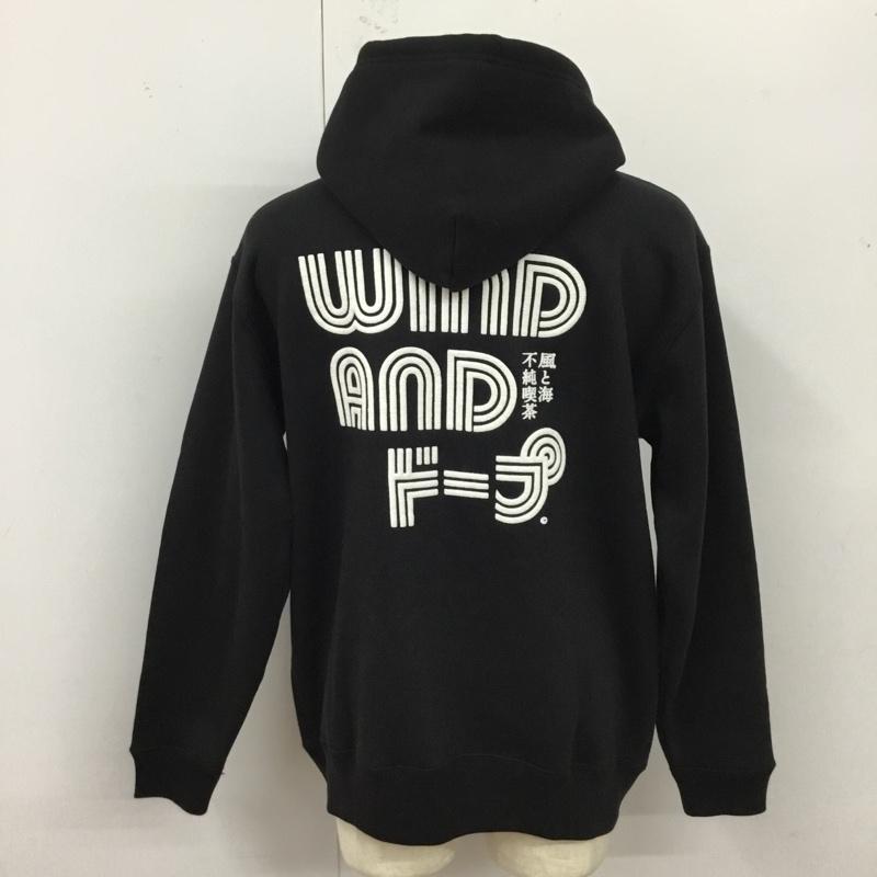 ウィンダンシー WIND AND SEA パーカー 長袖 ジップアップパーカー 長袖パーカー フード付きパーカー XL ロゴ、文字 黒 / ブラック /  メンズ USED 古着 中古 10120659