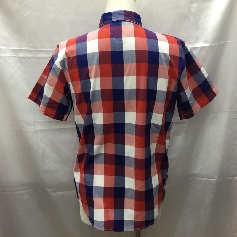 トミー TOMMY シャツ、ブラウス 半袖 ボタンダウンシャツ M チェック マルチカラー / マルチカラー /  メンズ USED 古着 中古 10108968