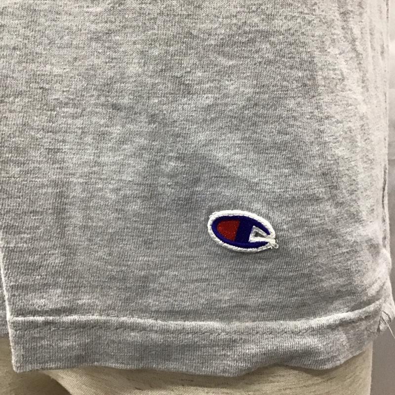 チャンピオン Champion Tシャツ 半袖 CM1031 M ワンポイント 灰 / グレー / X 紺 / ネイビー / X 黄 / イエロー /  メンズ USED 古着 中古 10117027