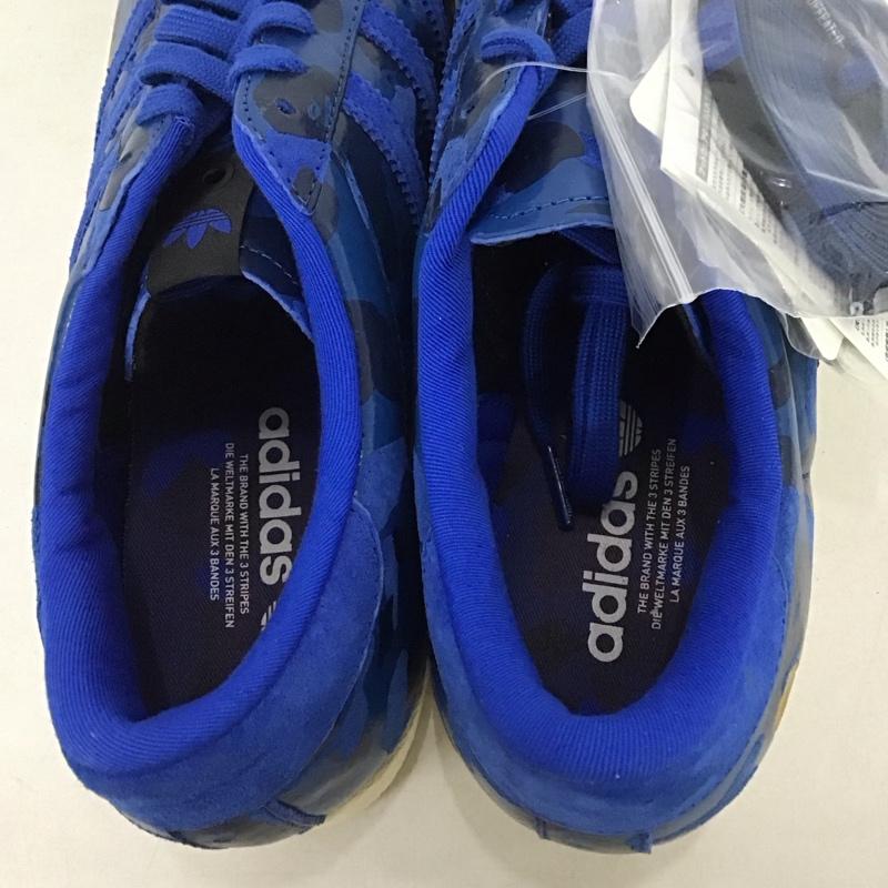 アディダス adidas スニーカー スニーカー S74775 スーパースター 80V UNDFTD BAPE 28.5cm ロゴ、文字 青 / ブルー /  メンズ USED 古着 中古 10141144