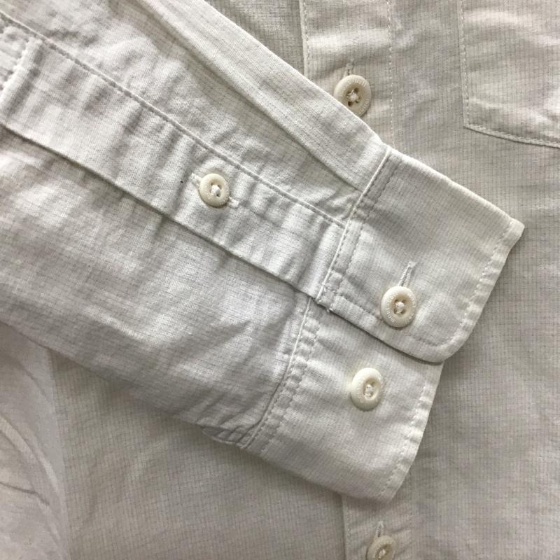 モンベル mont-bell シャツ、ブラウス 長袖 KAMICO 2104768 スタンダードカラーシャツ XS 無地 白 / ホワイト /  メンズ USED 古着 中古 10123438