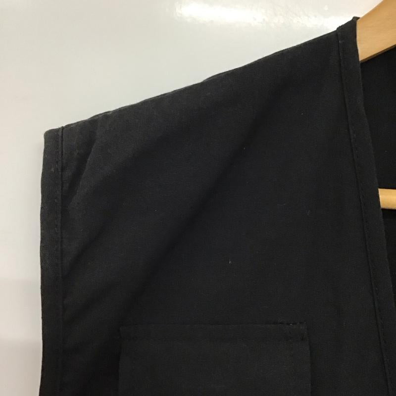 ロスコ ROTHCO ベスト ベスト ジップアップベスト ノースリーブカットソー アウター M 無地 黒 / ブラック /  メンズ USED 古着 中古 10141359