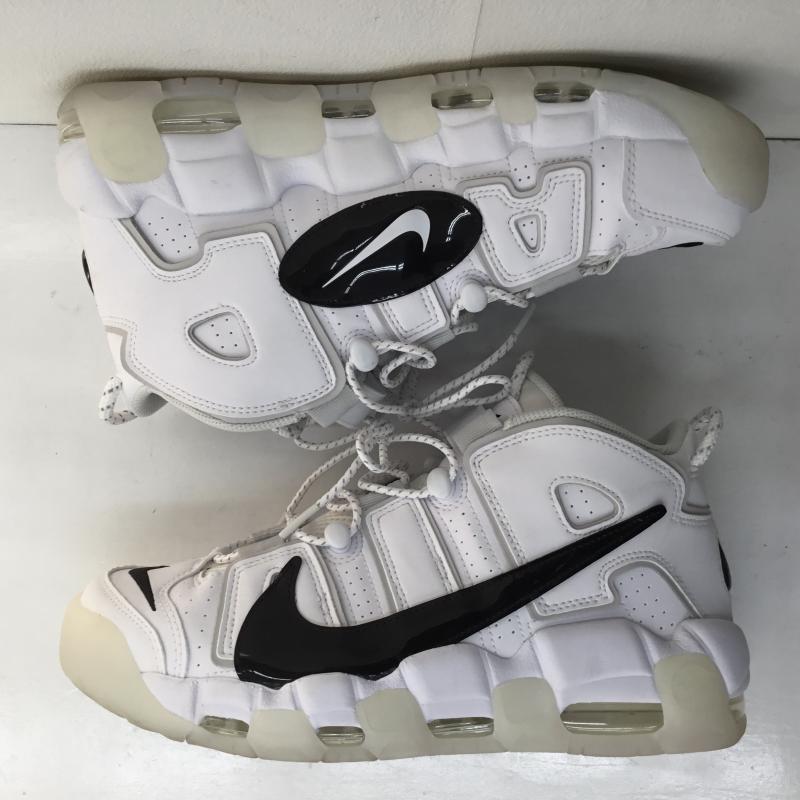 ナイキ NIKE スニーカー スニーカー AIR MORE UPTEMPO 96 COPY PASTE エア モアアップテンポ 96 コピー ＆ ペースト DQ5014-100 27.5cm ロゴ、文字 白 / ホワイト / X 黒 / ブラック /  メンズ USED 古着 中古 10106049