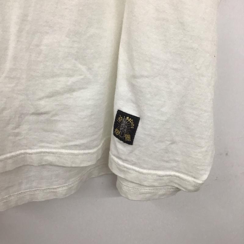 ギルティーパーティーズ GUILTYPARTIES Tシャツ 半袖 半袖カットソー プリントTシャツ クルーネックカットソー L ロゴ、文字 白 / ホワイト /  メンズ USED 古着 中古 10135721