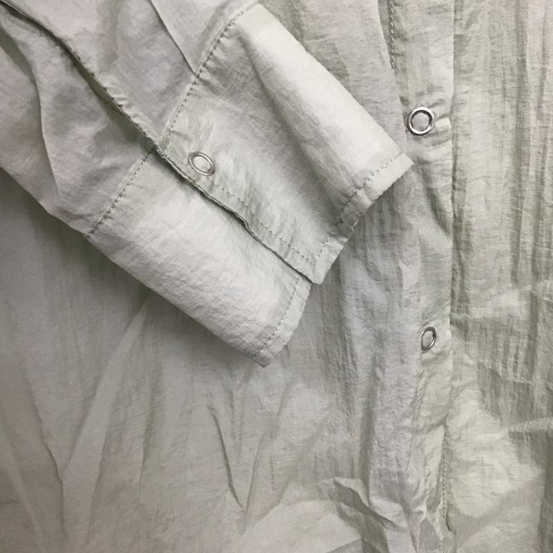アーバンリサーチ URBAN RESEARCH シャツ、ブラウス 長袖 シアーシャツ FREE 無地 薄緑 / ライトグリーン /  レディース USED 古着 中古 10146780