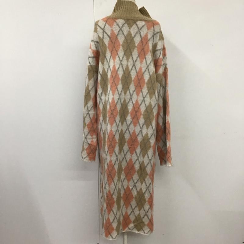 メルロー merlot ワンピース ロングスカート ニット ハイネック  マルチカラー / マルチカラー /  レディース USED 古着 中古 10119865
