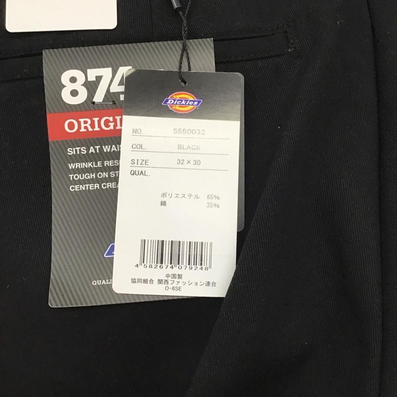 ディッキーズ Dickies パンツ ワークパンツ、ペインターパンツ ワークパンツ ワイドパンツ カジュアルパンツ 32インチ 無地 黒 / ブラック /  メンズ USED 古着 中古 10146969