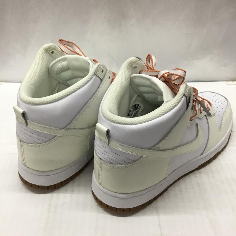 ナイキ NIKE スニーカー スニーカー DD1869 109 WMNS DUNK HIGH 27.5cm 箱有 27.5cm ロゴ、文字 白 / ホワイト / X アイボリー / アイボリー /  メンズ USED 古着 中古 10111972