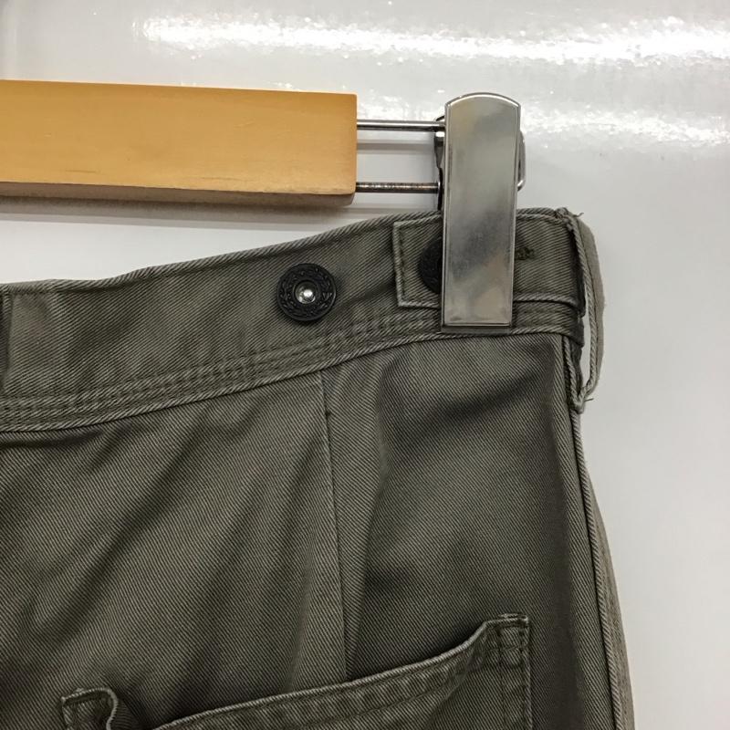 スローブイエナ SLOBE IENA パンツ ワークパンツ、ペインターパンツ カジュアルパンツ ワイドパンツ ミリタリーパンツ 38 無地 カーキ / カーキ /  レディース USED 古着 中古 10142709