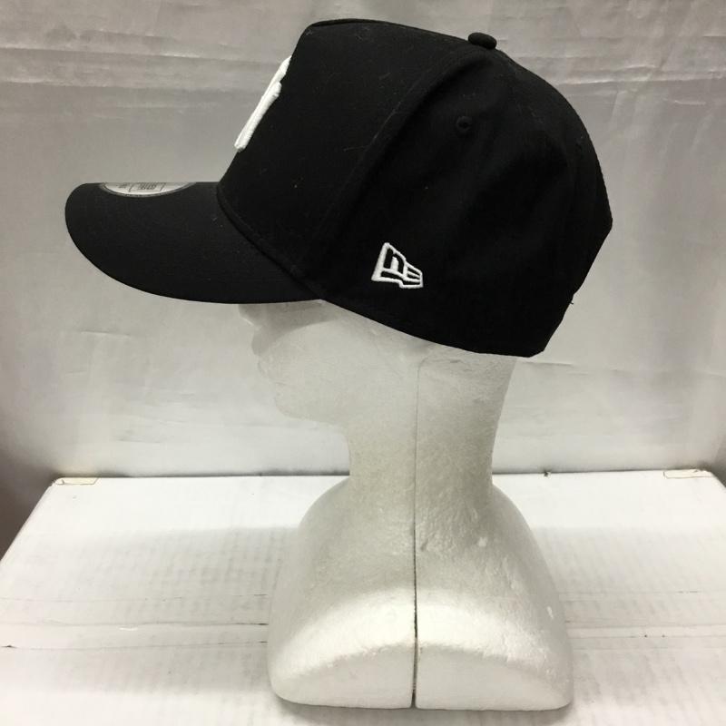 ニューエラ NEW ERA 帽子 キャップ NY ニューヨーク ヤンキース ロゴ、文字 黒 / ブラック /  メンズ USED 古着 中古 10115258