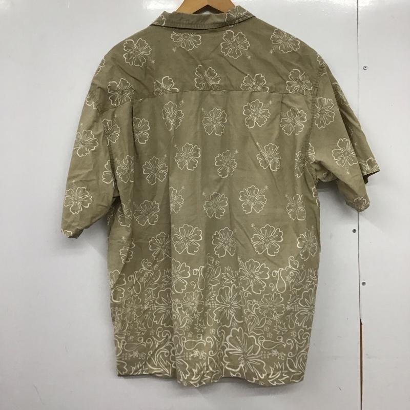 古着 USED シャツ、ブラウス 半袖 半袖シャツ プリントシャツ ポケットシャツ 80s 90s usa製 gotcha M プリント ベージュ / ベージュ /  メンズ USED 古着 中古 10150453