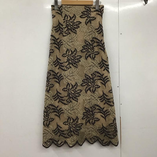 リリー ブラウン Lily Brown スカート ロングスカート LWFS204116 0  ベージュ / ベージュ /  レディース USED 古着 中古 10144252