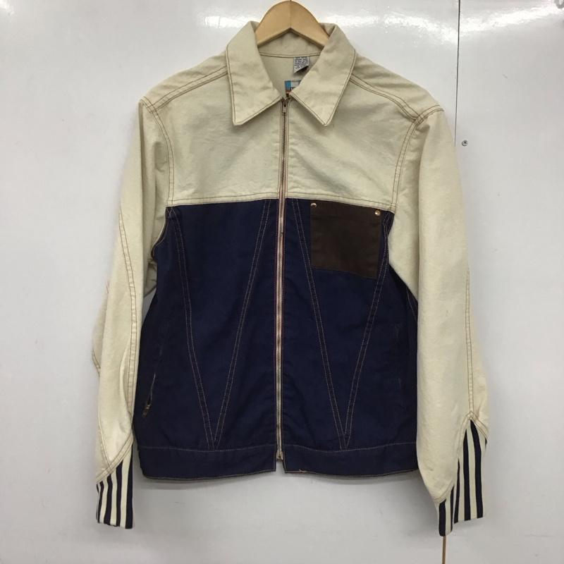 モニタリー MONITALY ジャケット、上着 ジャケット、ブレザー ジップアップジャケット アウター 古着 M ロゴ、文字 マルチカラー / マルチカラー /  メンズ USED 古着 中古 10141508