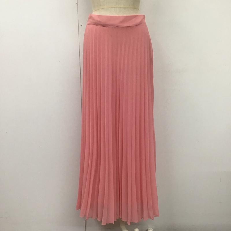 ザラ ZARA スカート ロングスカート 3564 084 626 プリーツ M 無地 桃 / ピンク /  レディース USED 古着 中古 10113506