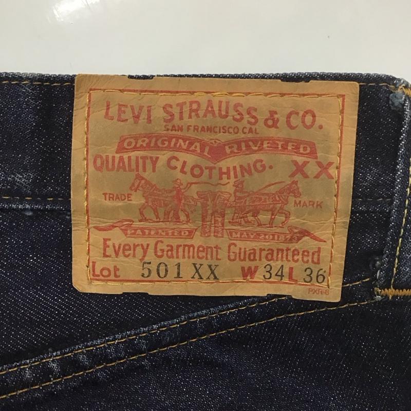 リーバイス Levi s パンツ デニム、ジーンズ 501xx 98年 USA製 BIG-E 34インチ 無地 インディゴ / インディゴ /  メンズ USED 古着 中古 10107831