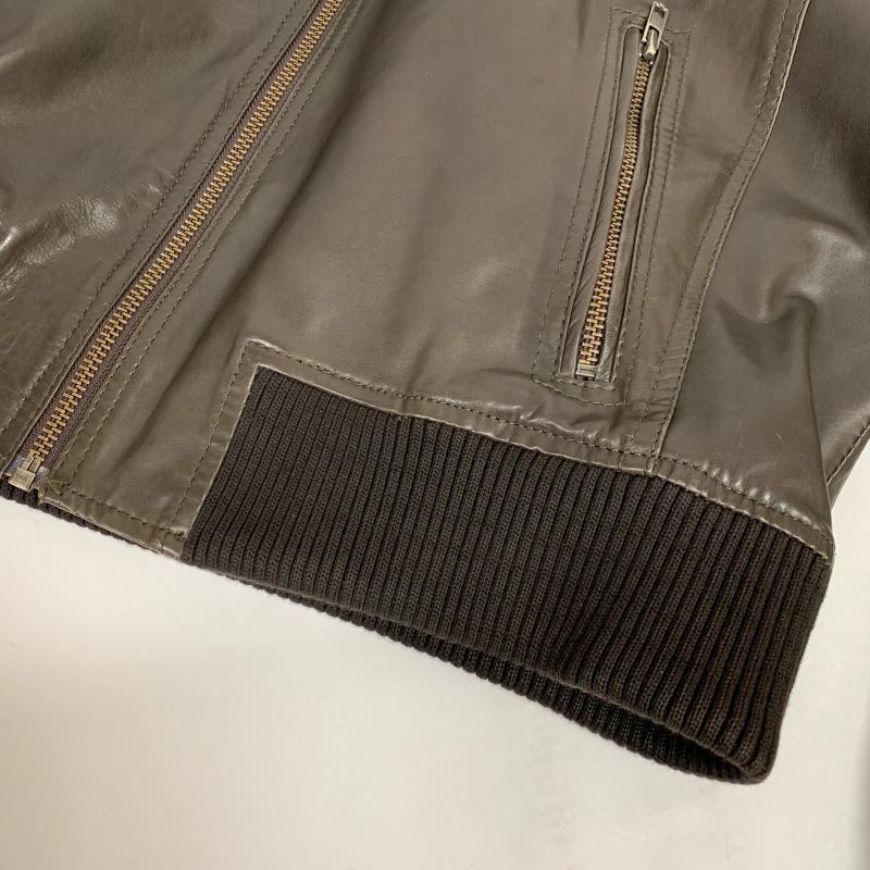 サキ saki ジャケット、上着 レザージャケット 無地 茶 / ブラウン /  メンズ USED 古着 中古 10033740