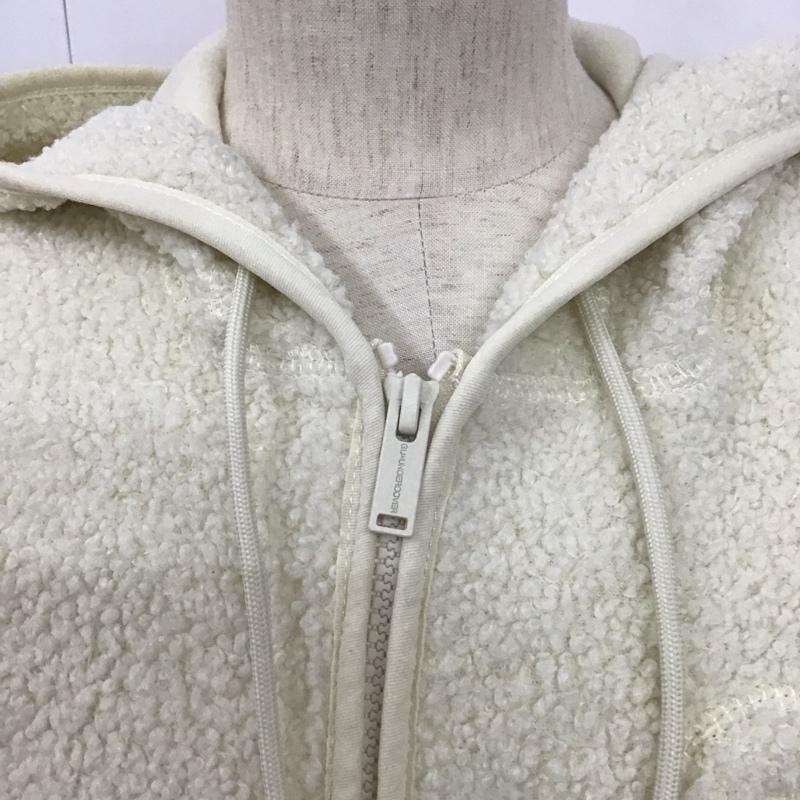 ジーユー GU コート コート一般 241-338484 ボアオーバーサイズロングコート GU × UNDERCOVER M 無地 白 / ホワイト /  レディース USED 古着 中古 10126574