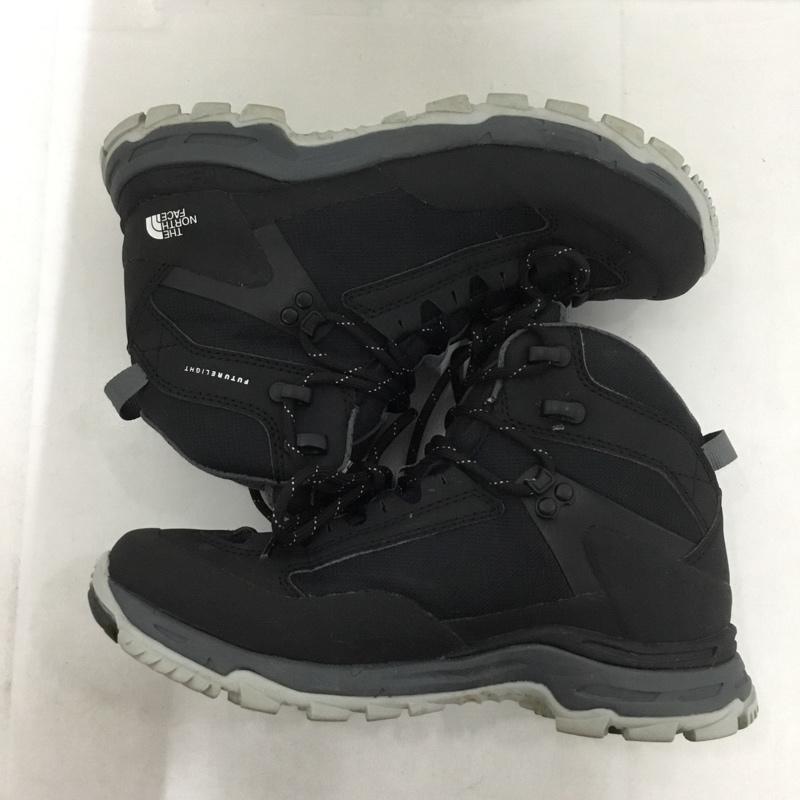 ザノースフェイス THE NORTH FACE アウトドアシューズ アウトドアシューズ NFW52020 W Creston Mid FUTURELIGHT NF0A4NGE トレッキングシューズ 24cm 箱有 24.0cm ロゴ、文字 黒 / ブラック /  レディース USED 古着 中古 10145593