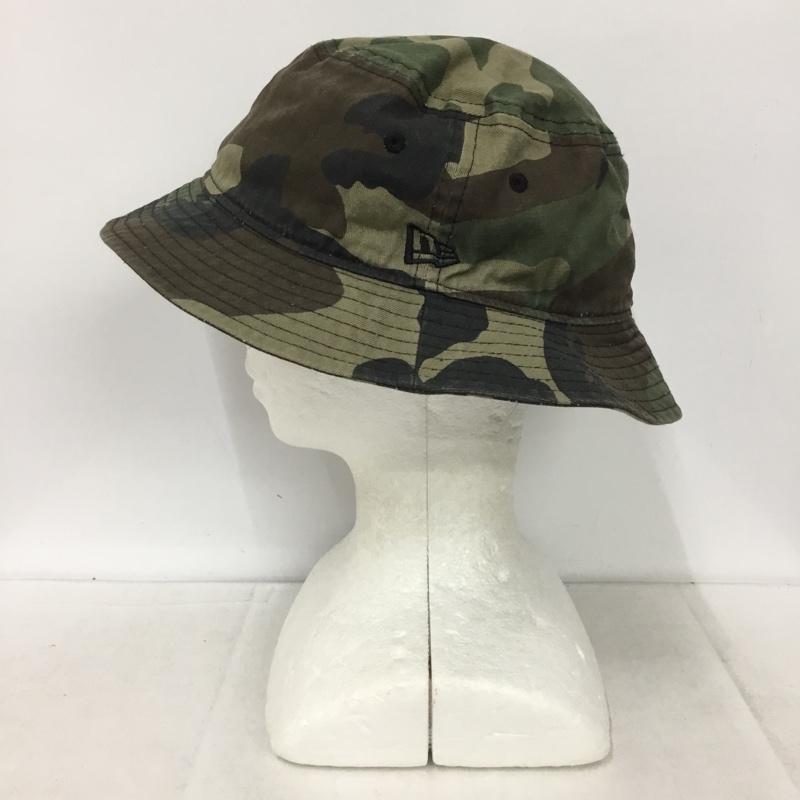 ニューエラ NEW ERA 帽子 ハット バケットハット 迷彩 カモ柄 ロゴ、文字 マルチカラー / マルチカラー /  メンズ USED 古着 中古 10147447