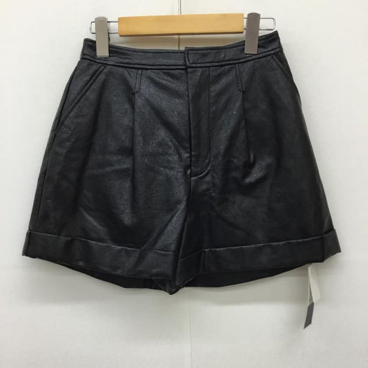 リリー ブラウン Lily Brown パンツ ショートパンツ 1 無地 黒 / ブラック /  レディース USED 古着 中古 10138073